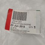LR072622 (LR047251) Izoliatorius (galinis) (RR Evoque) LR072622 (LR047251) Izoliatorius (galinis) (RR Evoque)