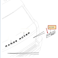LR032868 Emblema-lipdukas Autobiography SPORT (galinis)(RRS L320) LR032868 Emblema-lipdukas Autobiography SPORT (galinis)(RRS L320)